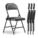 PU Leather Padded Folding Chair