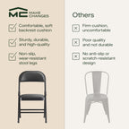 PU Leather Padded Folding Chair